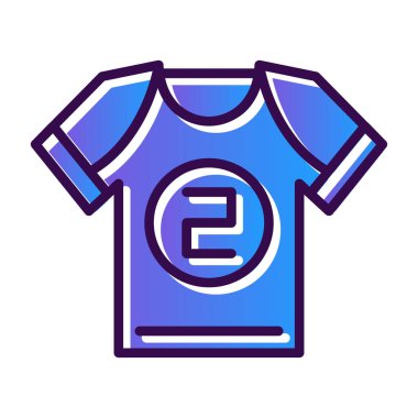 tshirt simgesi vektör illüstrasyonu