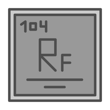 kimyasal test vektör çizgisi simgesi, dış hat konsepti, doğrusal biçim