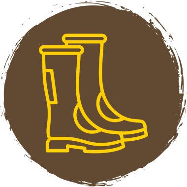 Welly bot simgesi, vektör illüstrasyon tasarımı