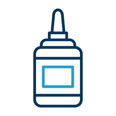 Hardal şişesinin vektör illüstrasyon simgesi 