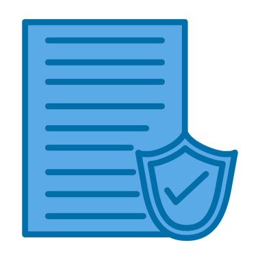 belge simgesi vektör işareti ve sembol beyaz arkaplan üzerinde izole,