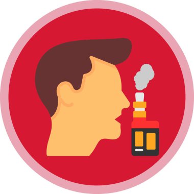 düz simgesi sigara, illüstrasyon vektör