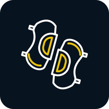 Modern simgenin vektör illüstrasyonu