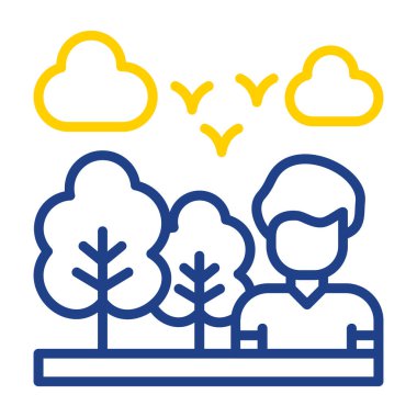 Ağaçlı Maceracı 'nın vektör simgesi