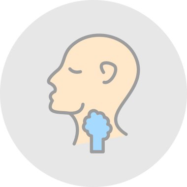 beyin ikonu vektör illüstrasyonu