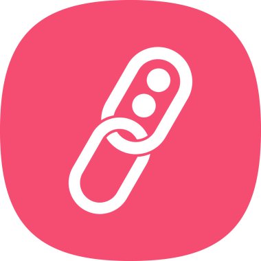 Zincir simgesi, vektör illüstrasyonu