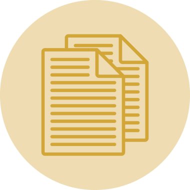 belge simgesi vektör illüstrasyonu 