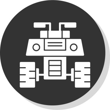 robot ikon vektör illüstrasyonu