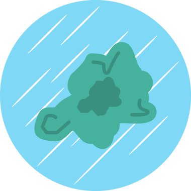 Yağmur. Web simgesi basit illüstrasyon