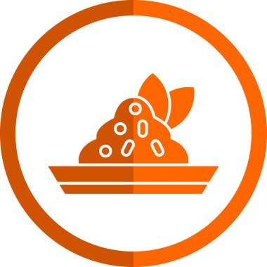 Gıda simgesinin vektör illüstrasyonu