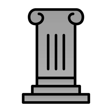 Sütun. Web simgesi basit illüstrasyon
