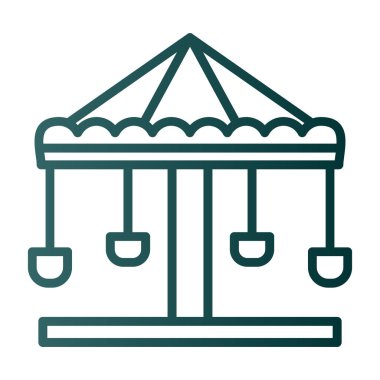 Modern yapı simgesinin vektör illüstrasyonu