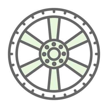 vektör renk tekerleği simgesi