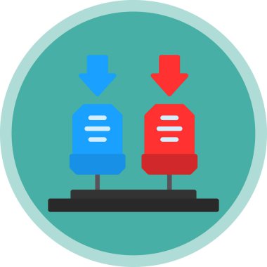 Veri paylaşımı vektör simgesi