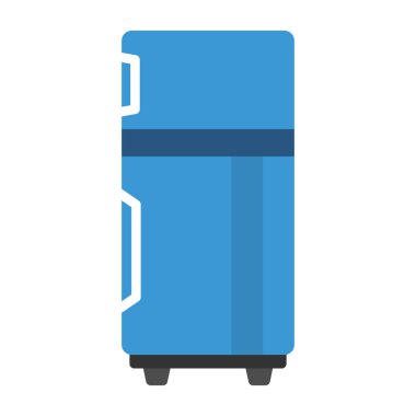 buzdolabı simgesi, vektör illüstrasyonu basit tasarım