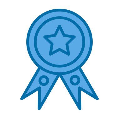 ödül vektör renk çizgisi simgesi