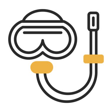 Çizgi film simgesinin vektör çizimi