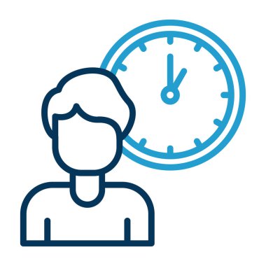 man simgesi vektör illüstrasyonu