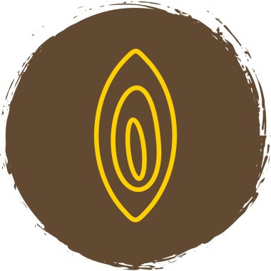 kahve çekirdeği vektör simgesi