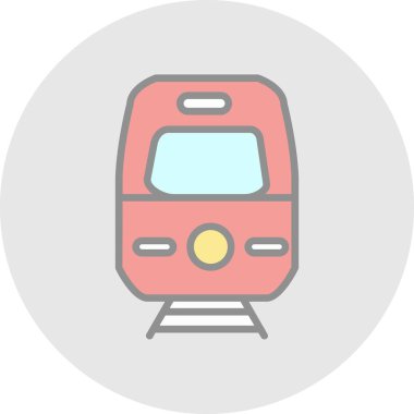 Otobüs. Web simgesi basit illüstrasyon