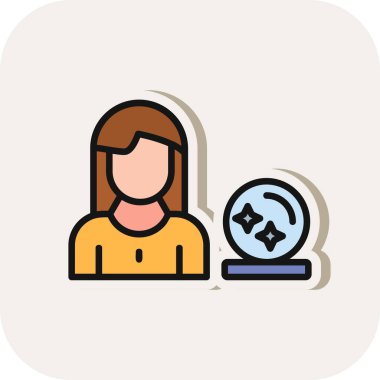 Para madeni para ikonu vektör illüstrasyonu olan kadın