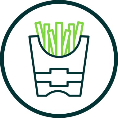 Gıda simgesinin vektör illüstrasyonu