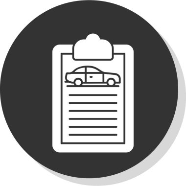 Rapor simgesi, vektör illüstrasyonu 