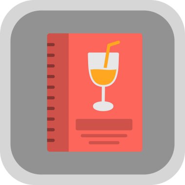 menü düz simgesi, vektör illüstrasyonu