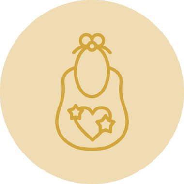 Bebek simgesinin vektör illüstrasyonu