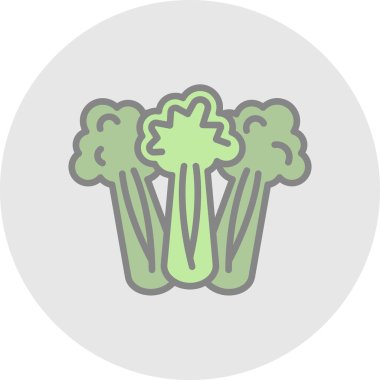 Kereviz simgesi, basit vektör çizimi. Sağlıklı yemek.