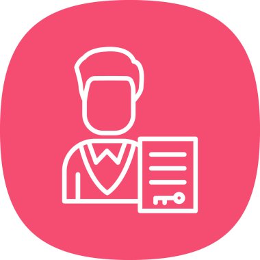 İnsan simgesinin vektör illüstrasyonu