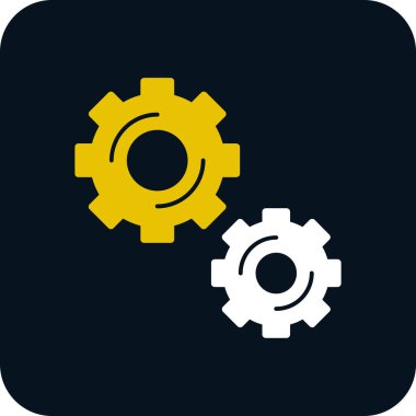 Vites düz simge vektör çizim