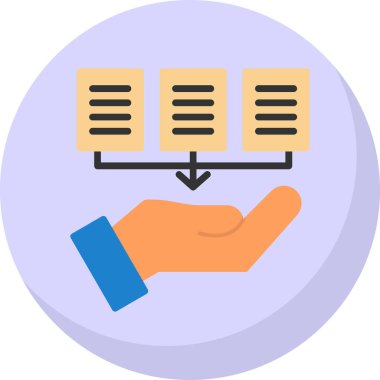 Dosya. Web simgesi basit illüstrasyon