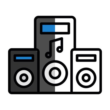 speaker icon, vector illustration simple design