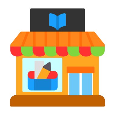 Mağaza kutsal kişilerin resmi, vektör çizim