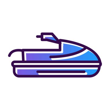 Jet ski demir simgesi, özet biçimi 