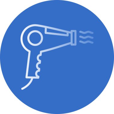 Kurutucu simgesinin vektör illüstrasyonu 