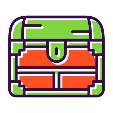 Hediyelik vektör çizimi olan kutu