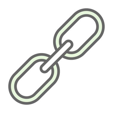 Zincir simgesi, vektör illüstrasyonu