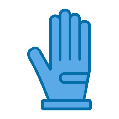 eldiven ağ ikonu vektör illüstrasyonu 