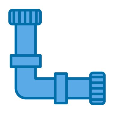 Musluk simgesi, basit vektör illüstrasyon tasarımı