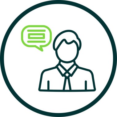 man simgesi, vektör illüstrasyonu