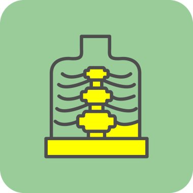 Bir mum simgesinin vektör illüstrasyonu