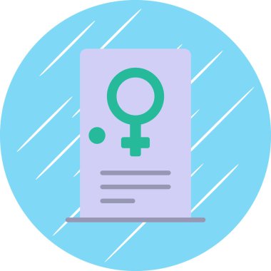 Kadın cinsiyet ikonu vektörü. İnce çizgi sembolü. izole edilmiş sınır sembolü çizimi