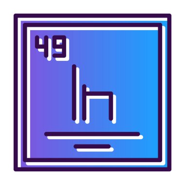 Indium vektörünün basit simgesi