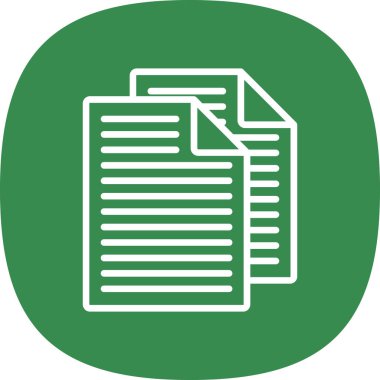 belge simgesi vektör illüstrasyonu 