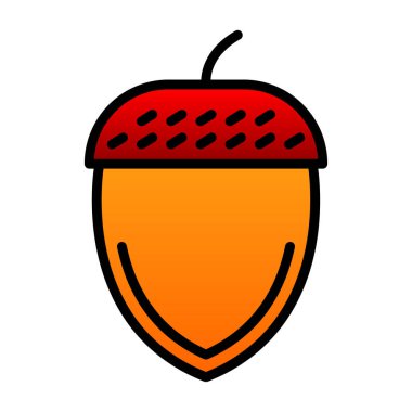 turuncu meyve, illüstrasyon, vektör, beyaz arkaplanda.