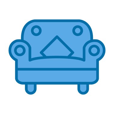 Kanepe. Web simgesi basit tasarım