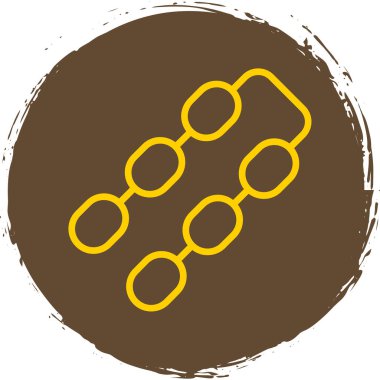 Zincir simgesi, vektör illüstrasyonu