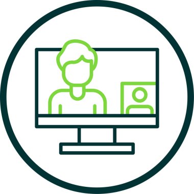 vektör dizüstü simgesi illüstrasyonu